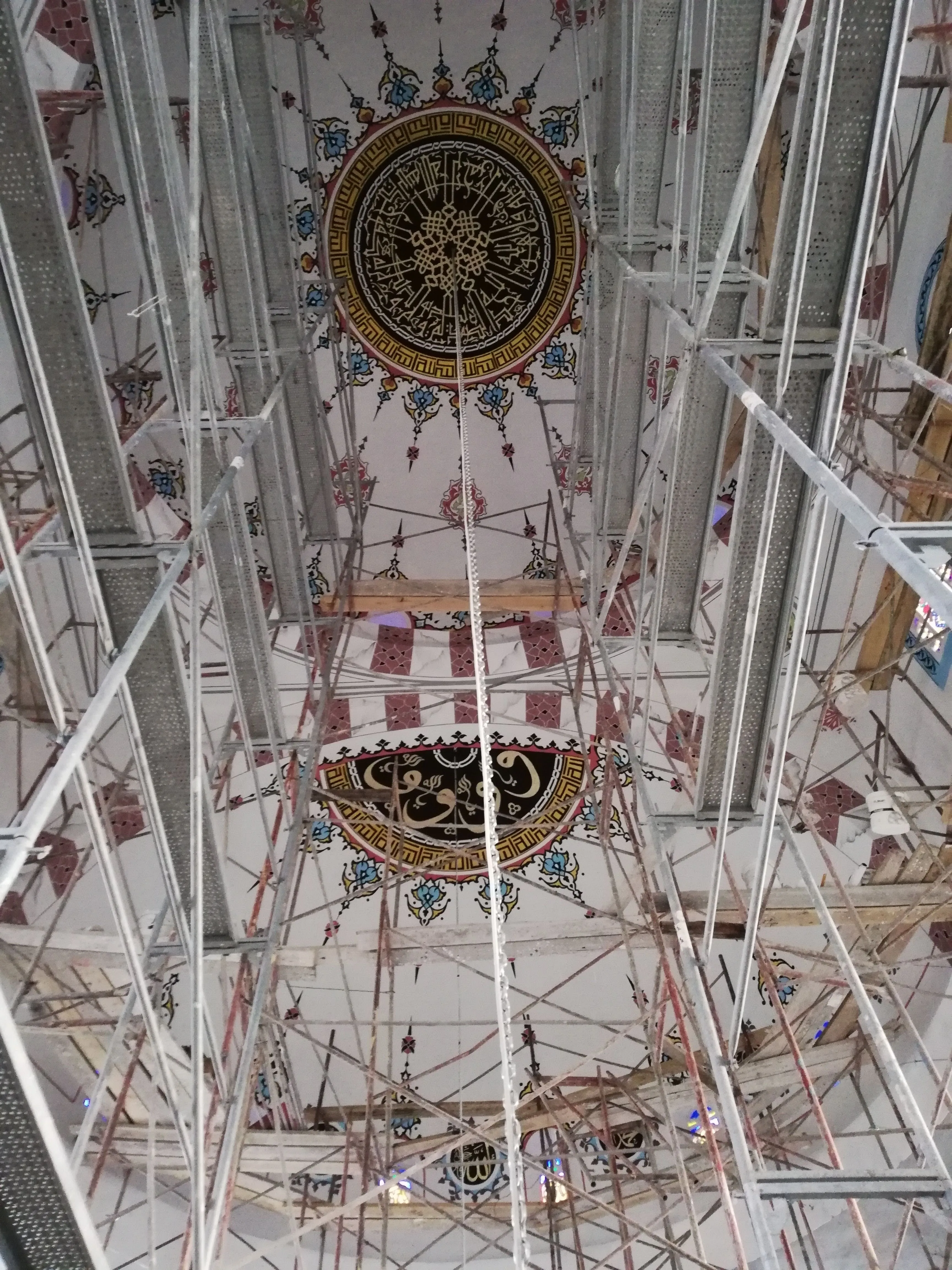 Iğdır Azeri camii hat yazılarını süsleme işleri 