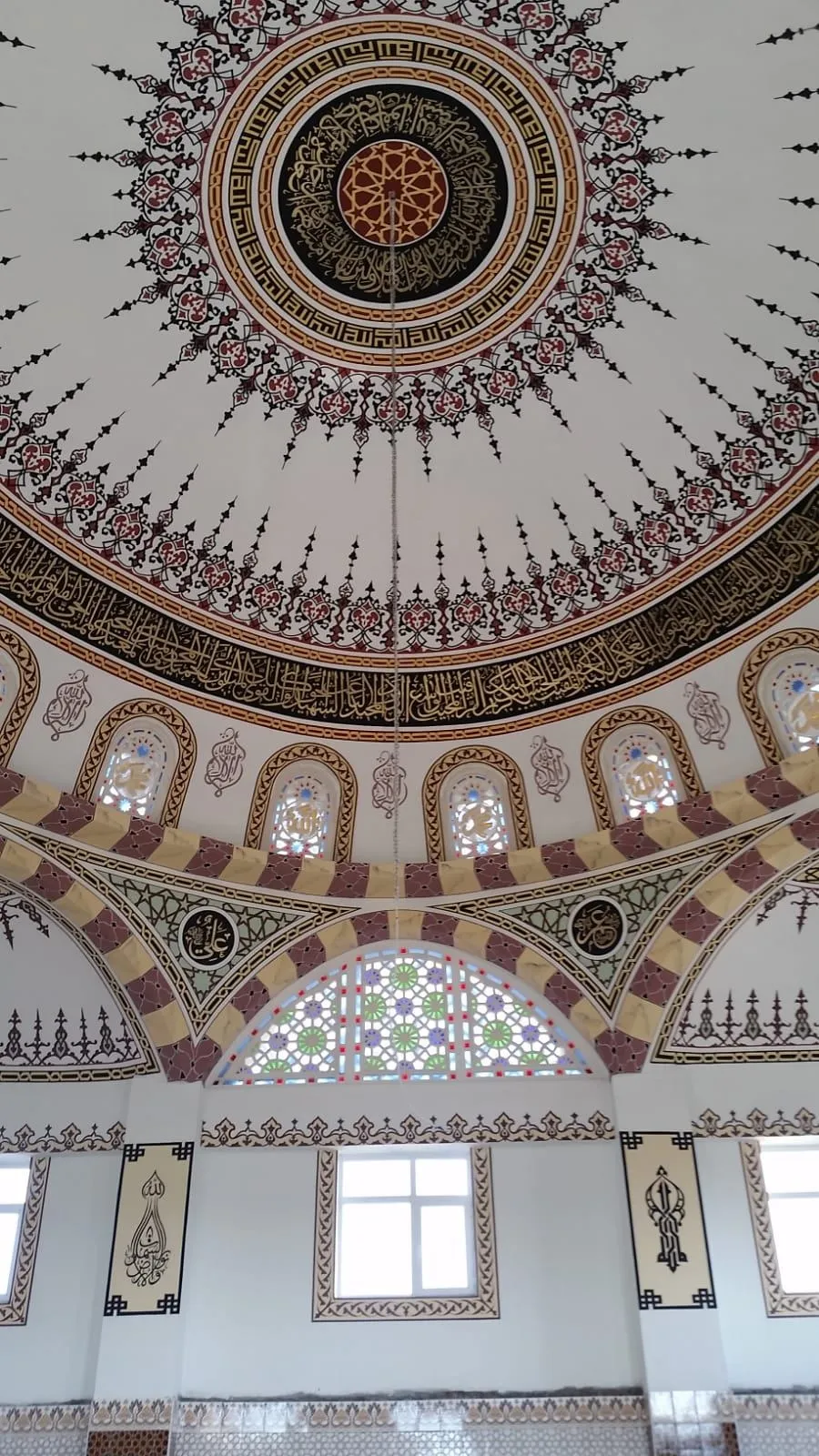 Elazığ Cami Kubbe içi Süsleme  